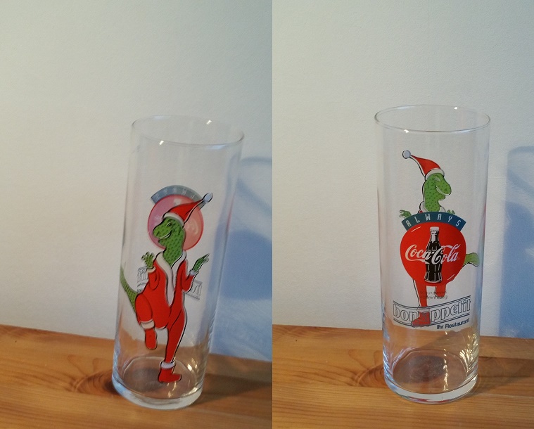 Coca Cola Glas Bonappetit Dino