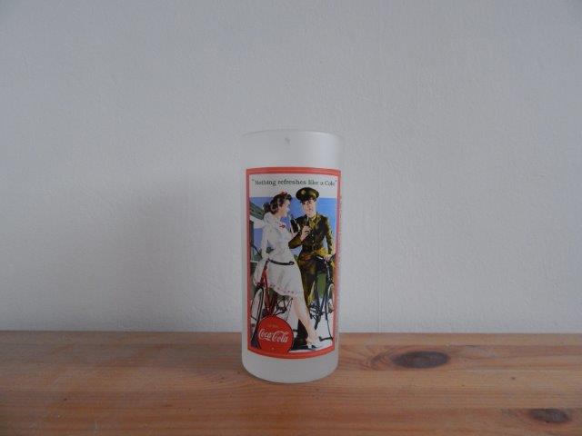 Coca Cola Glas Vintage Print