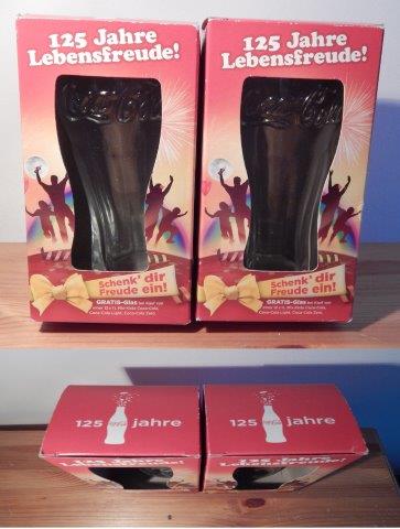 Coca Cola Glas Duitsland 125jaar