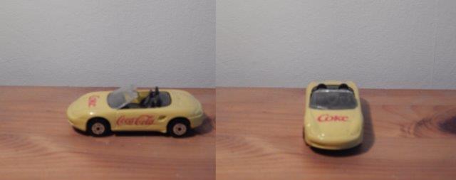 Coca Cola Gele Cabrio