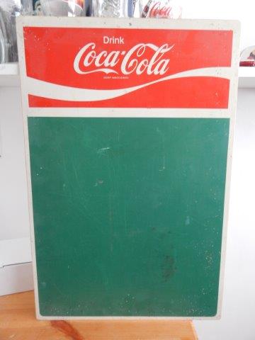 Coca Cola Reclamebord Met Krijtvlak