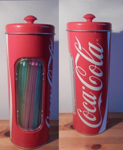 Coca Cola Voorraadbus Rietjes