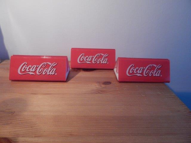 Coca Cola Menukaarthouders